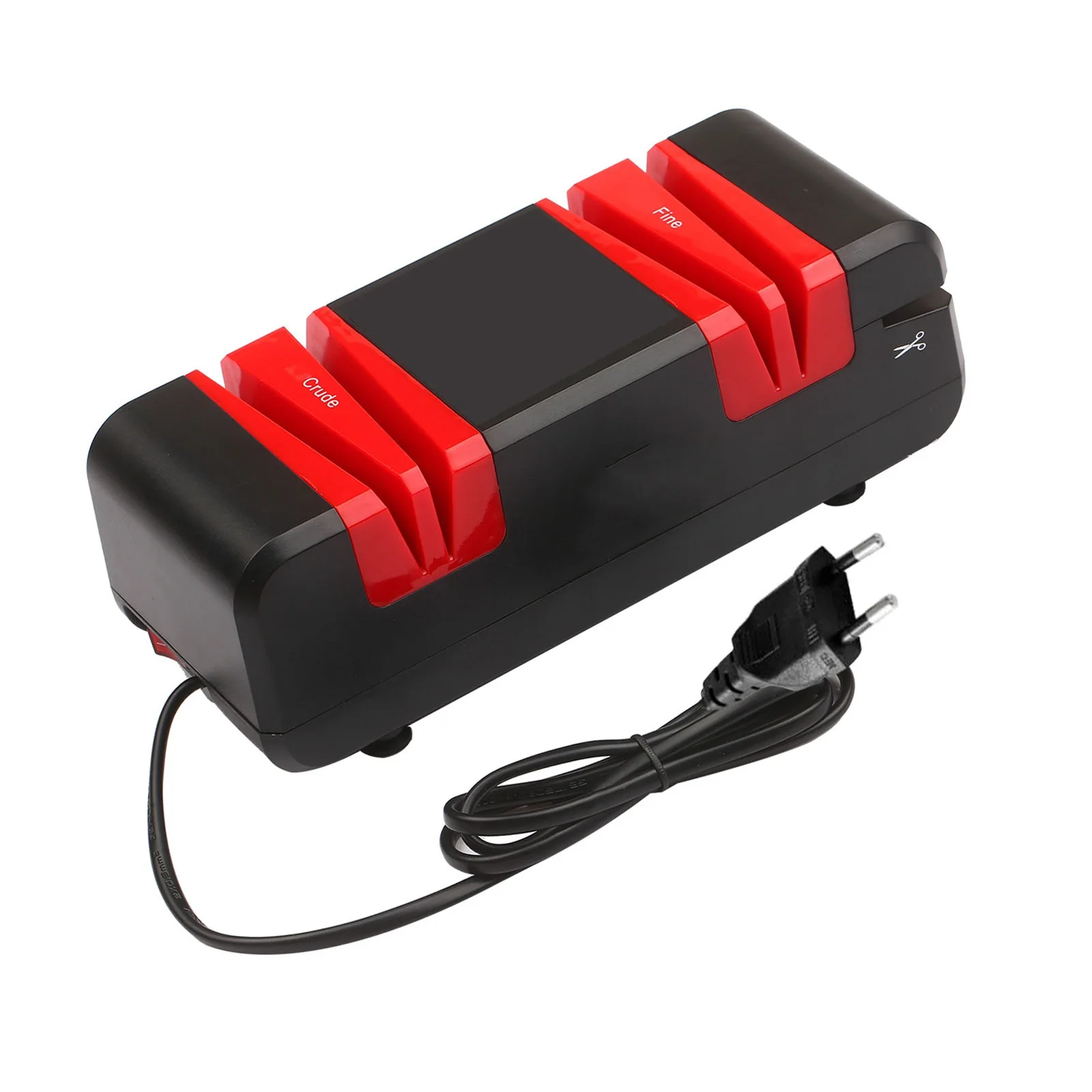 전기 칼 숫돌 자동 컷 숫돌 15도 베벨 거친 및 미세한 홈 칼 가위 주방 커터 그라인더