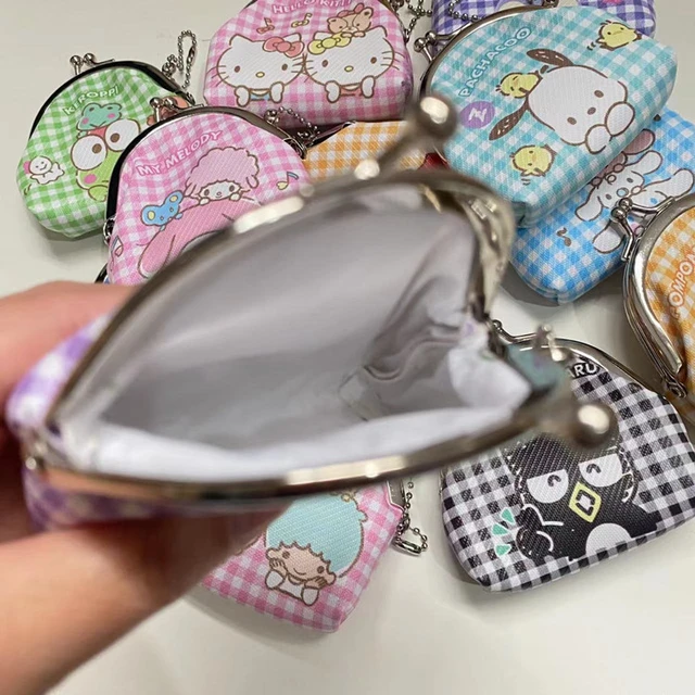 Clutch Bag Mini Cute Purse Coin Pouch Sanrio Wallet Hello Kitty Bag Pink  Coin Purse Love Heart - AliExpress