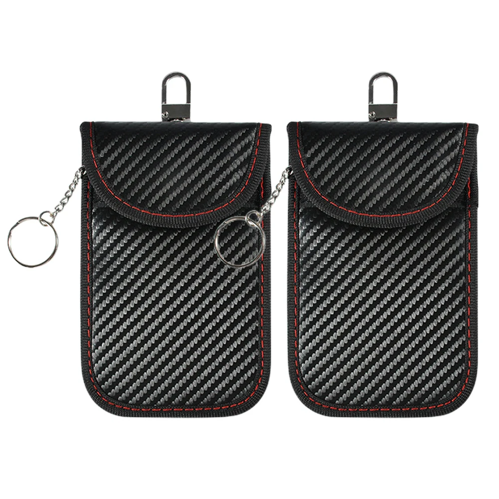 Double Layer Anti Theft Faraday Pouch Car RFID Signal Blocker
