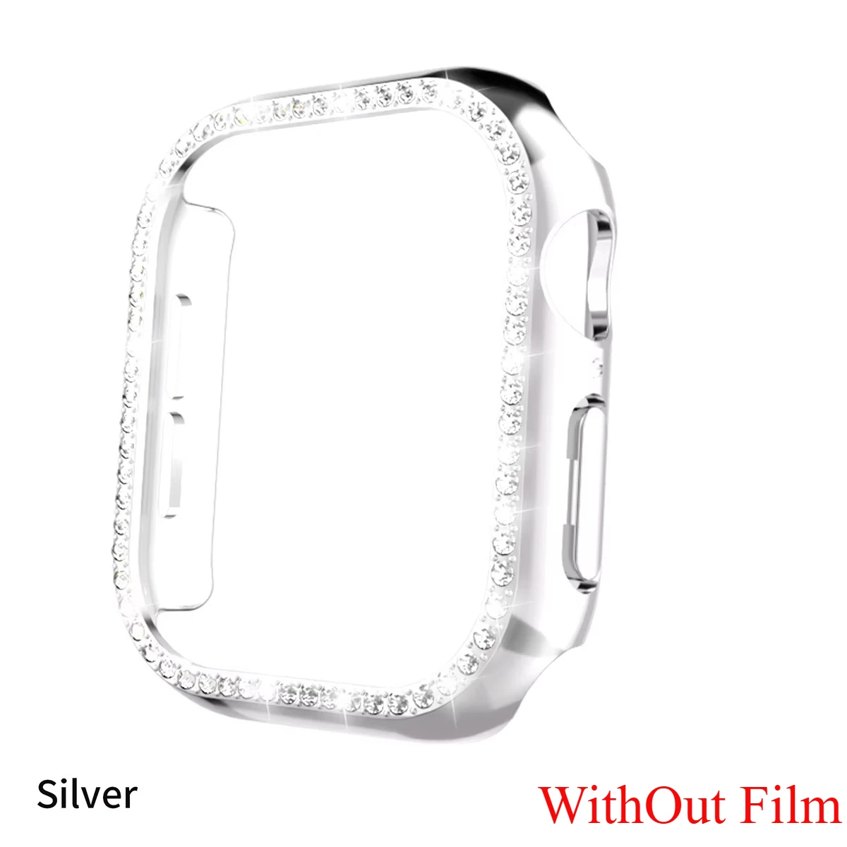 Diamond Glass Apple Watch Bling Bumper Protector Case
