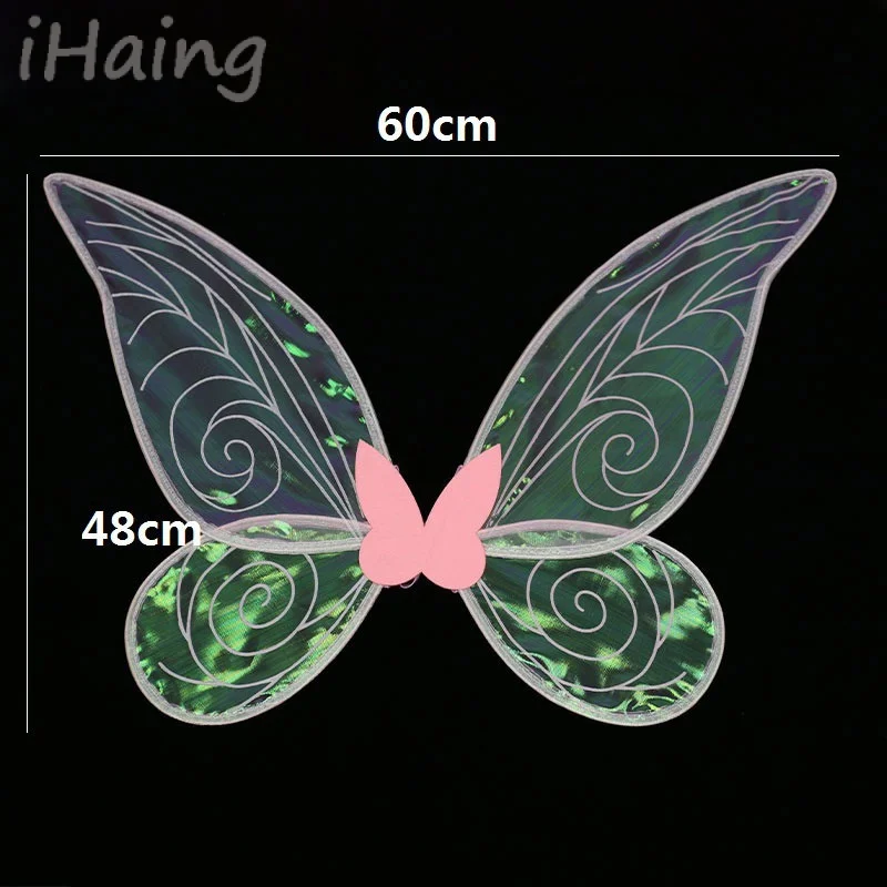 

Glitter Butterfly Fairy Wings Girls Sparkle Princess Angel Wing for Halloween Party Favor Women Cosplay Costume Props Gift