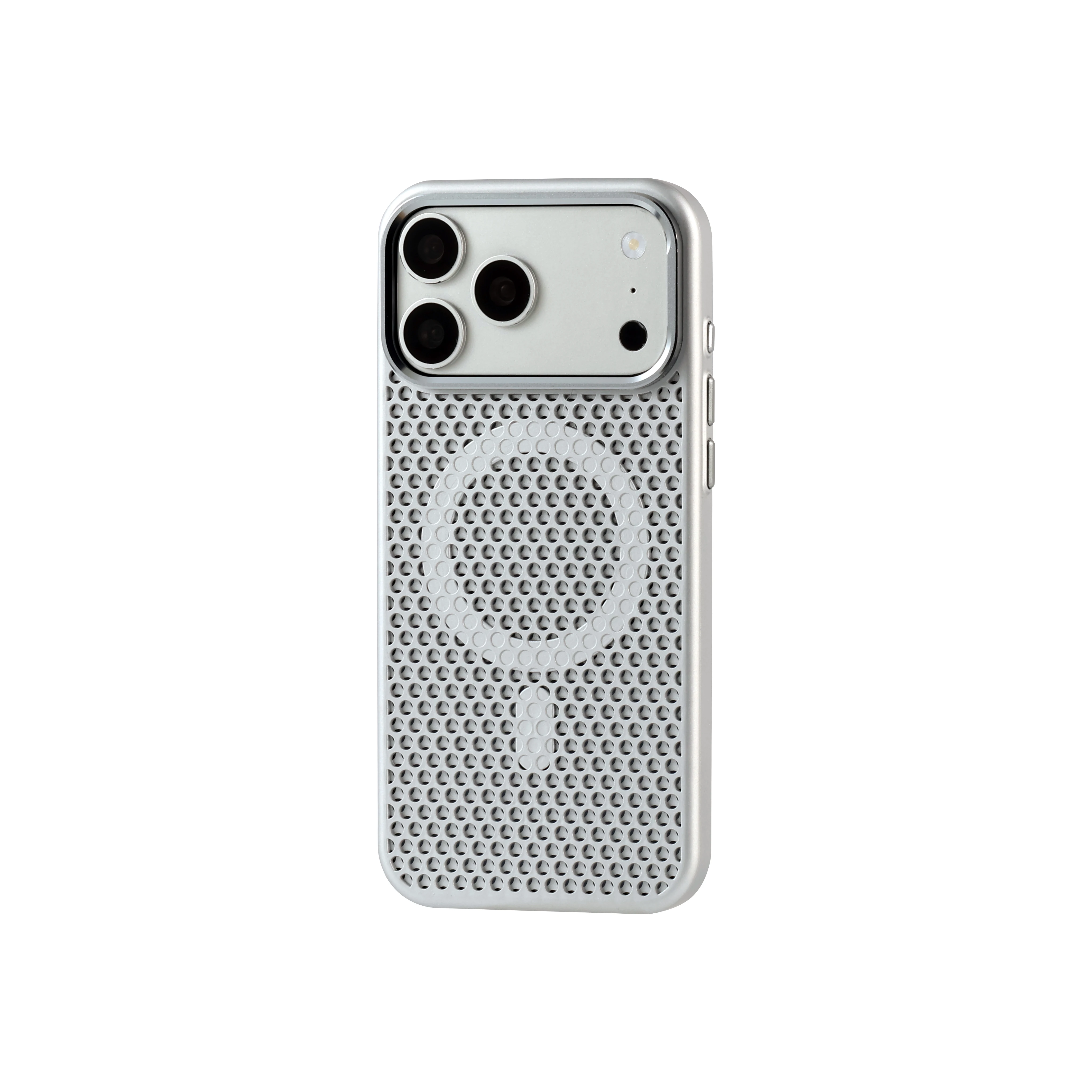 Enhanced Magnetic Honeycomb Cooling Phone Case with Shockproof Metal Frame