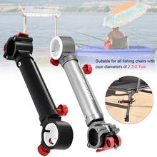 

Fishing Chair Universal Umbrella Stand Bracket Adjustable Easy to Install Umbrella Stand Swivel Durable Fishing Accessories