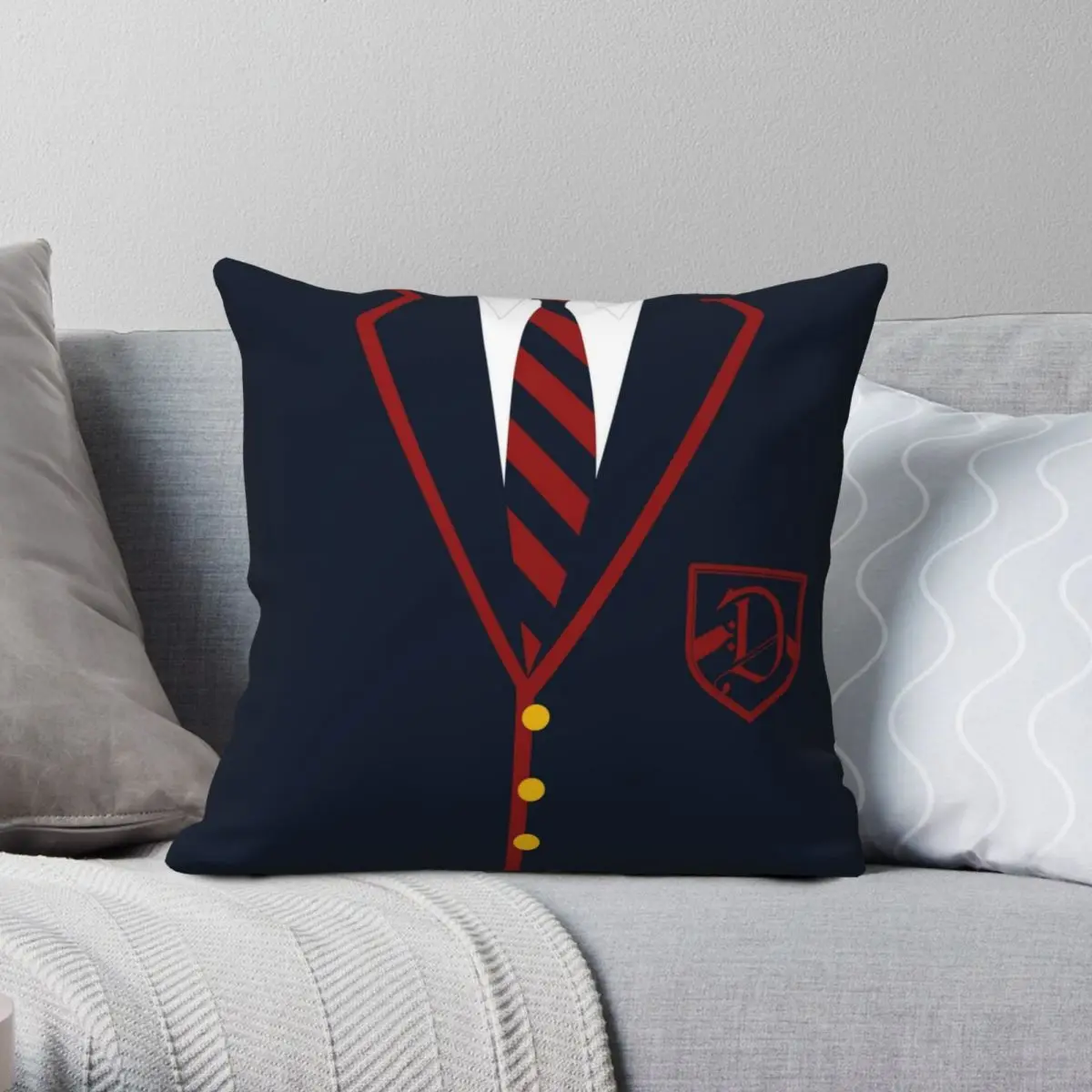 

Dalton Академия Warblers квадратная наволочка полиэстер льняная бархатная креативная Декоративная Подушка на молнии искусственная наволочка для подушки
