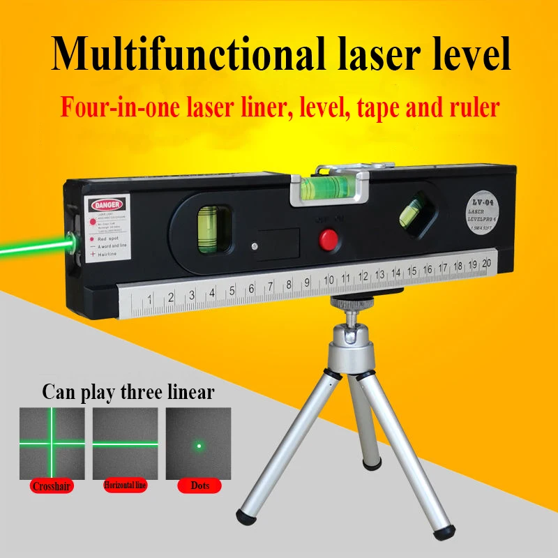 

Super Powerful Green Laser Level Horizontal Vertical Cross Lines Laser Guide Leaser Level Straight Line Prism Professional Level