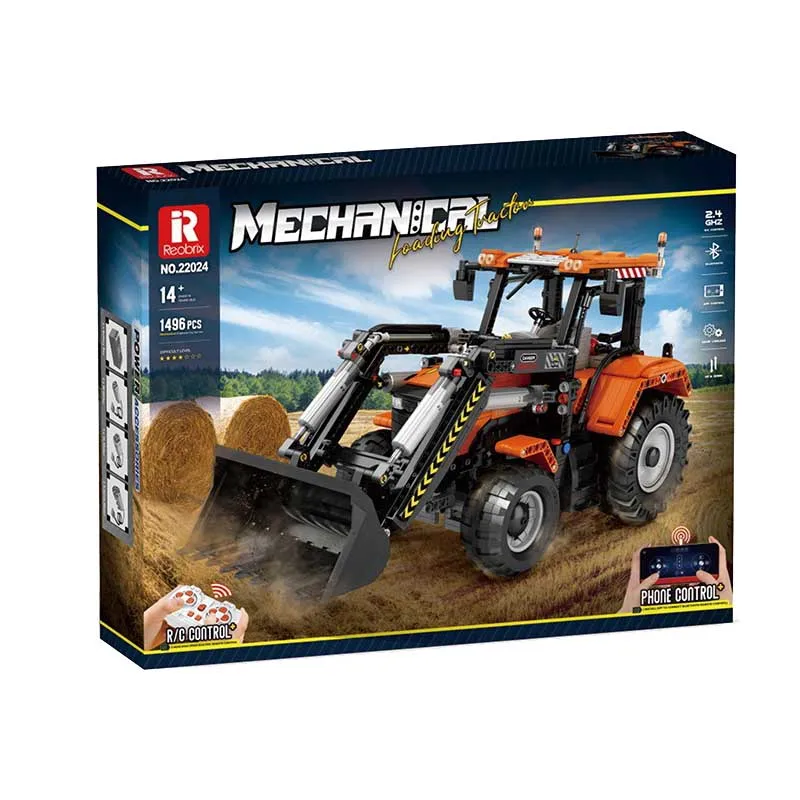 

IN STOCK MOC Technical City Engineering RC Loading Tractor Building Blocks Bricks Model Toys for boys Christmas Gift Set