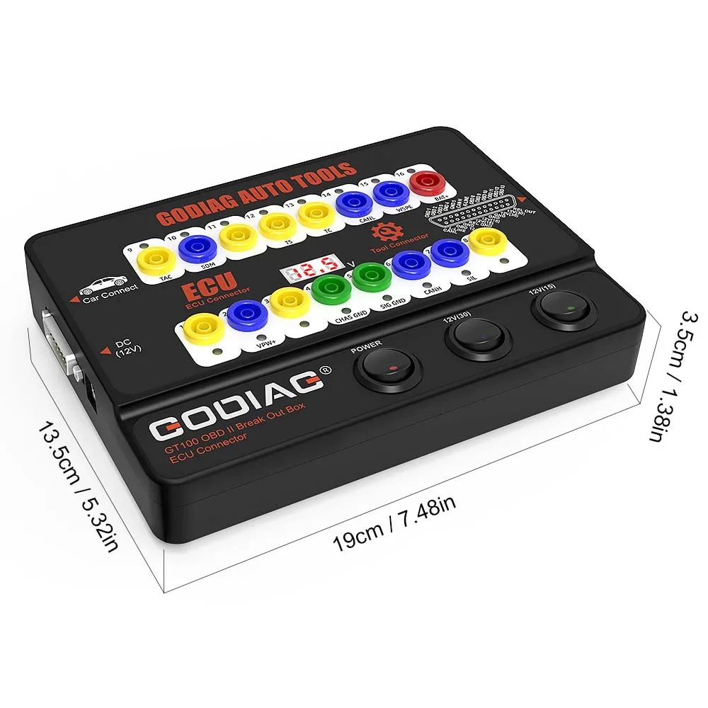 Cabo OBD2 GODIAG Completo - Para Programação ECU E Diagnóstico Automotivo