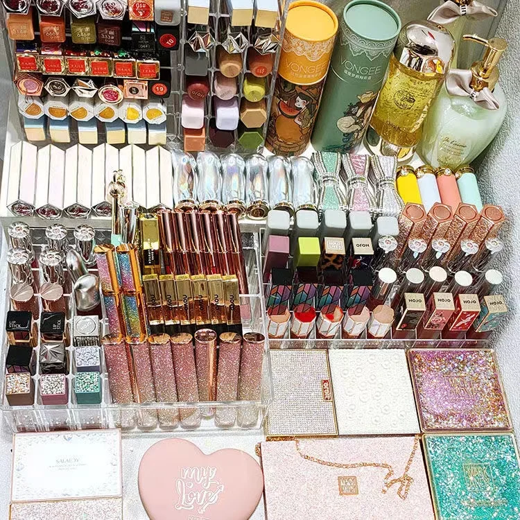 Brand MakeUp Sets Lucky Surprise Bag vegan Make up Cosmetics Kit Eyeshadow LipStick Eyebrow Eyeliner highlighter Sent Randomly 3