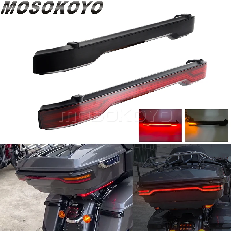 

Tour Pack Pak LED Brake Turn Signal Lamp Kit for Harley Touring Road Glide Street Electra Glide 2014-2022 Tail Light Accessories