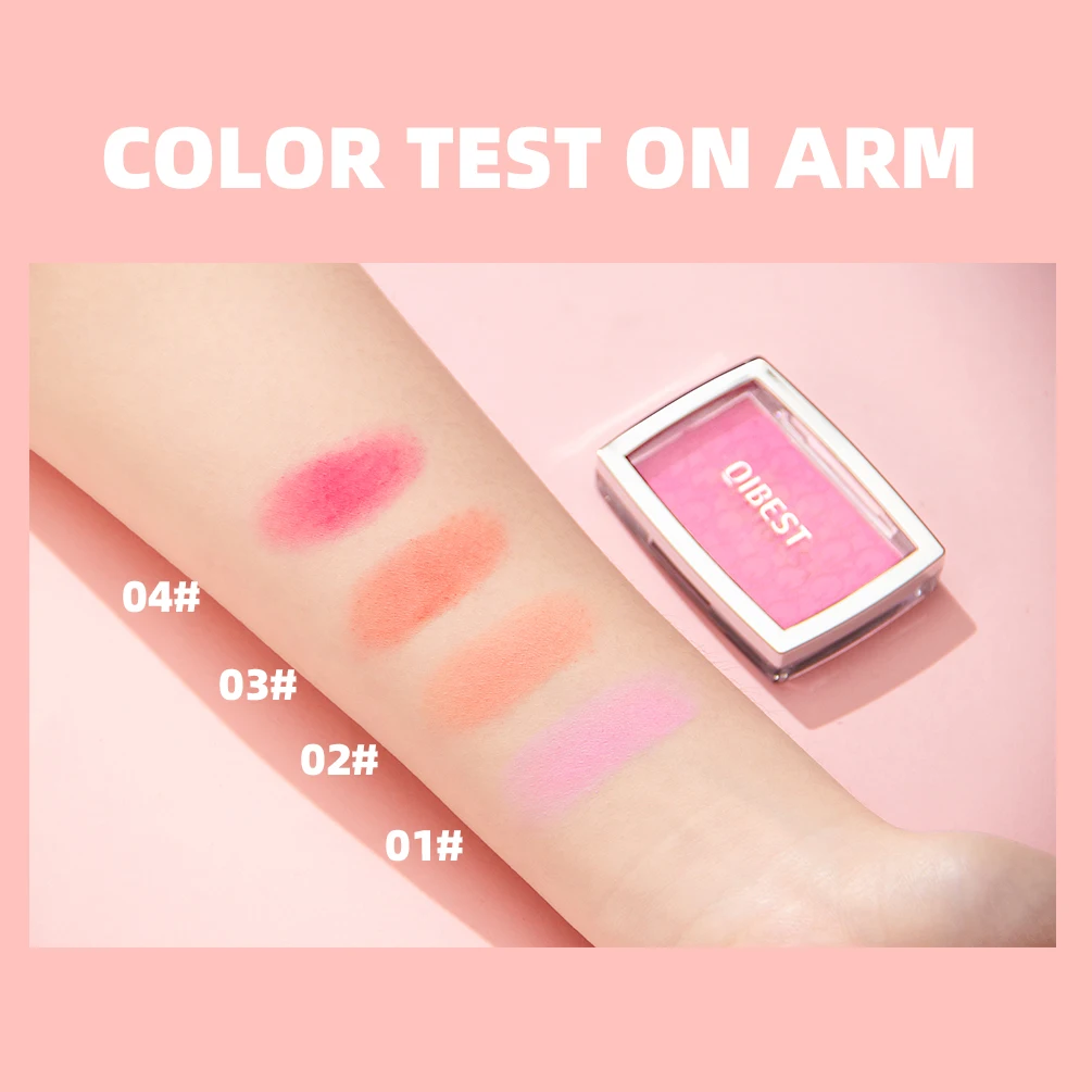 Natural Cream Blush Palette Makeup Long-Lasting High Pigment Face Blusher Powder Facial Cheek Tint Rouge Women Cosmetics