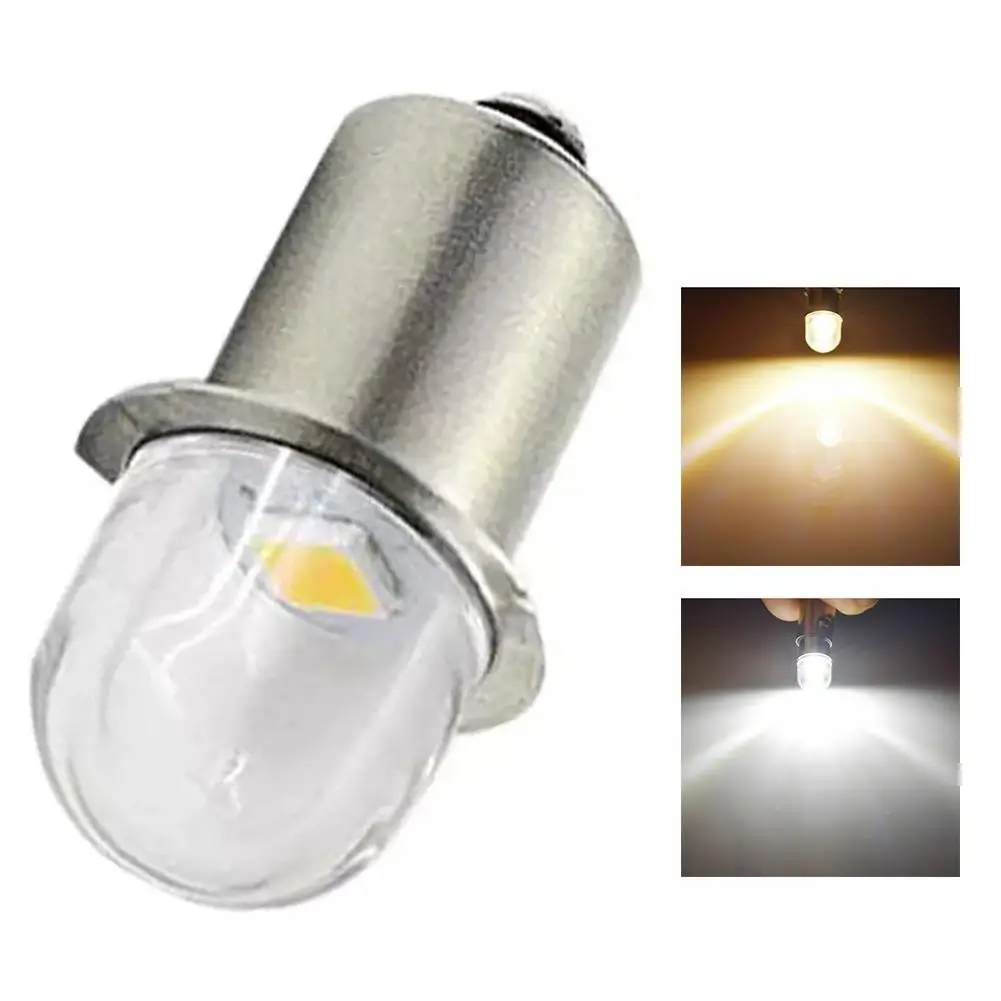 LED Miniature Lamp 12V/4.5V/6V/12V P13.5S Warm White Color for Flashlight Replacement Bulb LED Torches Work Light