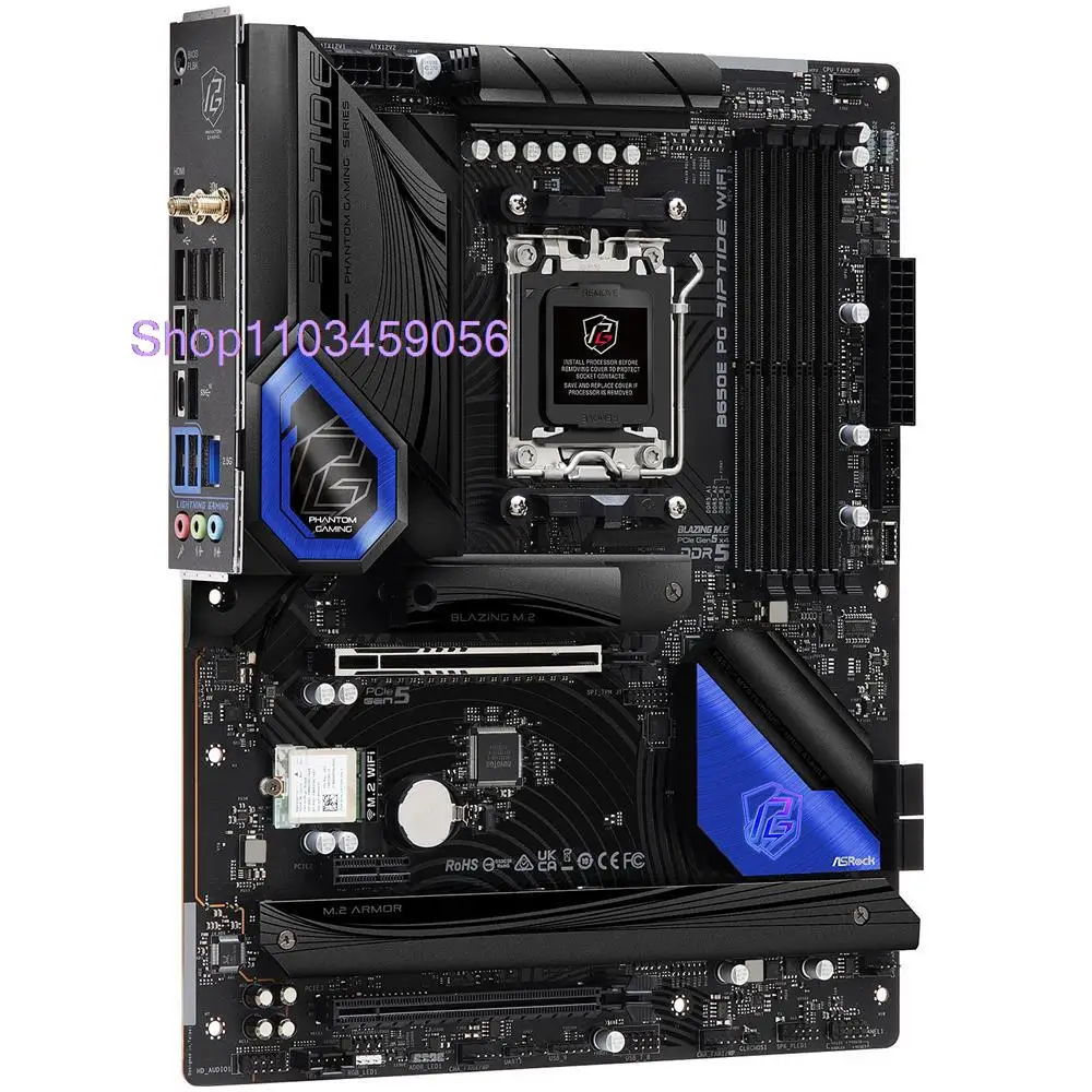 ASROCK 데스크탑 메인보드용 DDR5 지지대 AMD7000, B650E PG Riptide WiFi