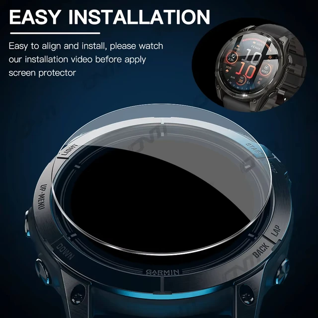 Protector Vidrio Templado Garmin Fenix 6x Pro Solar Sapphir | Cuotas Sin Interés