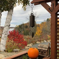 Vintage Heroic Windbell Copper Metal Wind Chimes Deep Resonance Serenity Bell for Outdoor Home Garden Courtyard Decoration 1