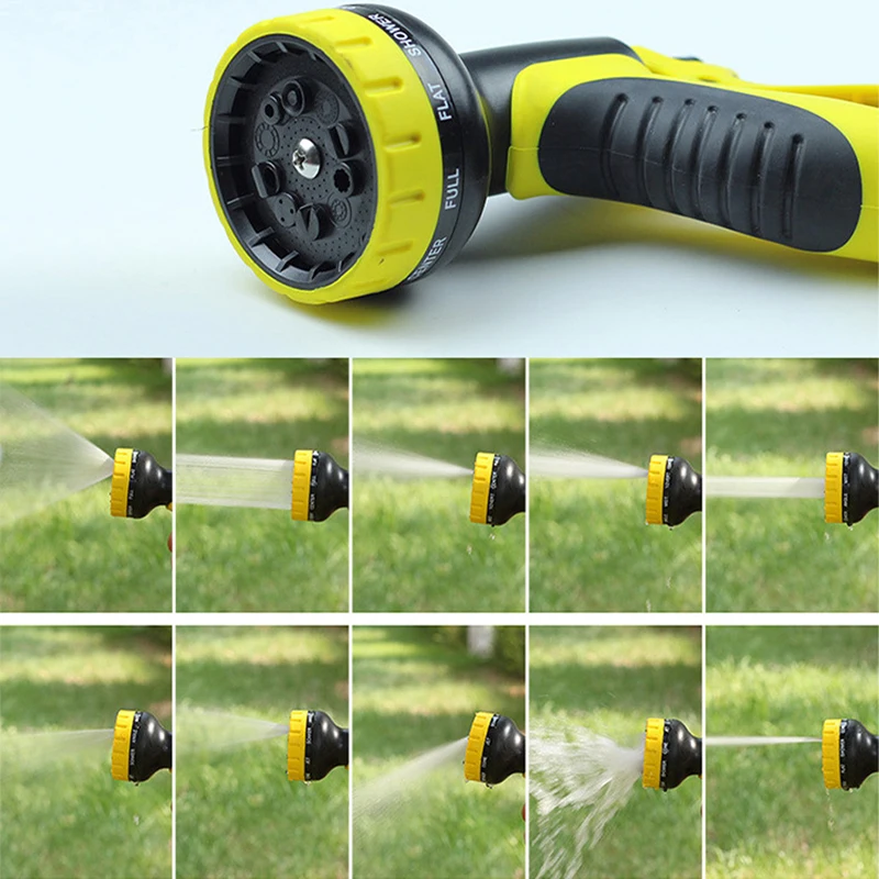 SEAMETAL 10 모드 자동차 물총 호스 노즐 세트 다기능 세척 파크사이드 야드 물 분무기 세트 자동차 가정용 정원