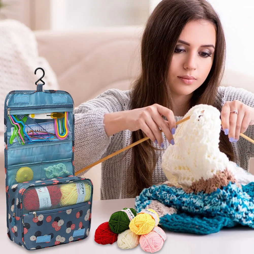 HAVENWARE Complete Crochet Kit For Beginners - Crochet Hooks, Case, Stitch Markers, Magic Circle Tool & More - View #5