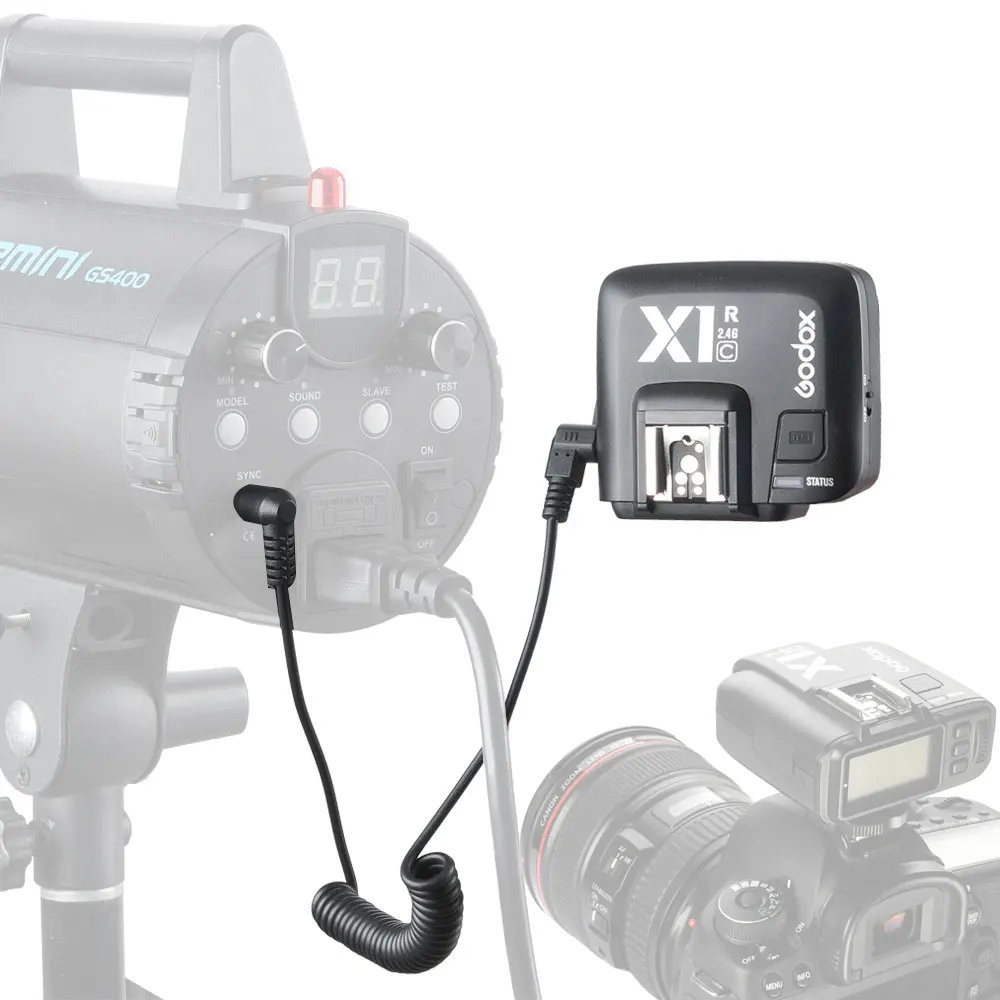 Godox X1C X1R-C TTL Wireless Receiver Canon EOS series Cameras (X1C-R) flash trigger