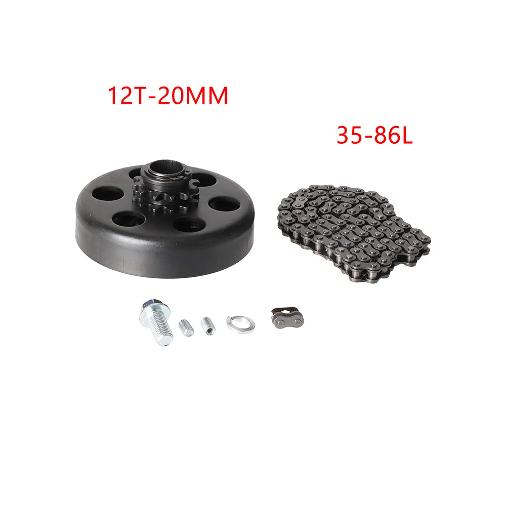 35 #86 Abschnitt Kette und 11t-16mm 12 t18t19mm20mm Kart Fliehkraft kupplung 3/4 Zoll kleiner Benzinmotor Mini-Fahrrad motor – Detail 4