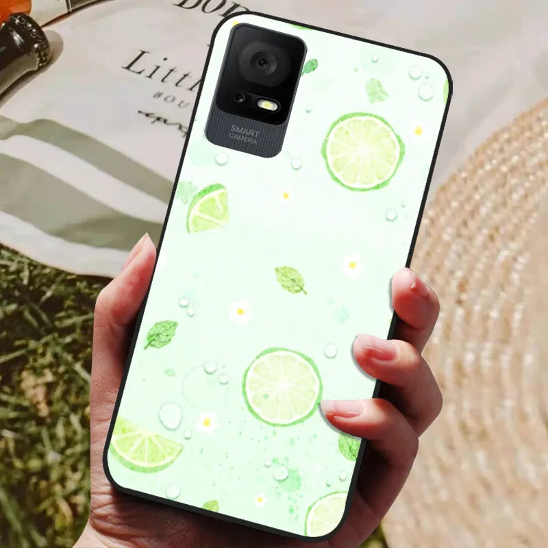 Black Silicone TPU Phone Cover with Soft Bumper Protection