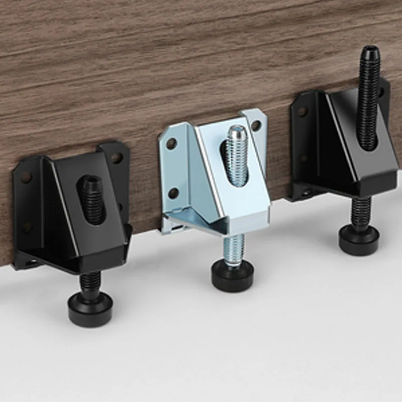 

4PCS Cold Rolled Steel Furniture Legs Height Adjustment Feet for Cabinets Desks Tables Tools for Solving Uneven Floors