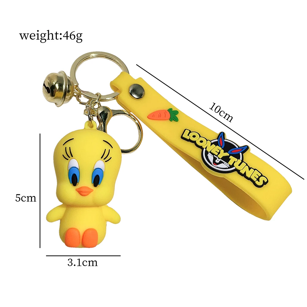 Creative and interesting cute Bugs Bunny doll key chain cartoon 
