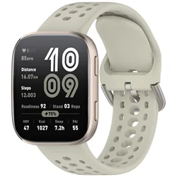 Premium Silicone Case and Band Set for Smartwatch 46mm - Durable Strap and Protective Cover Accessories (Strap - Agate grey)