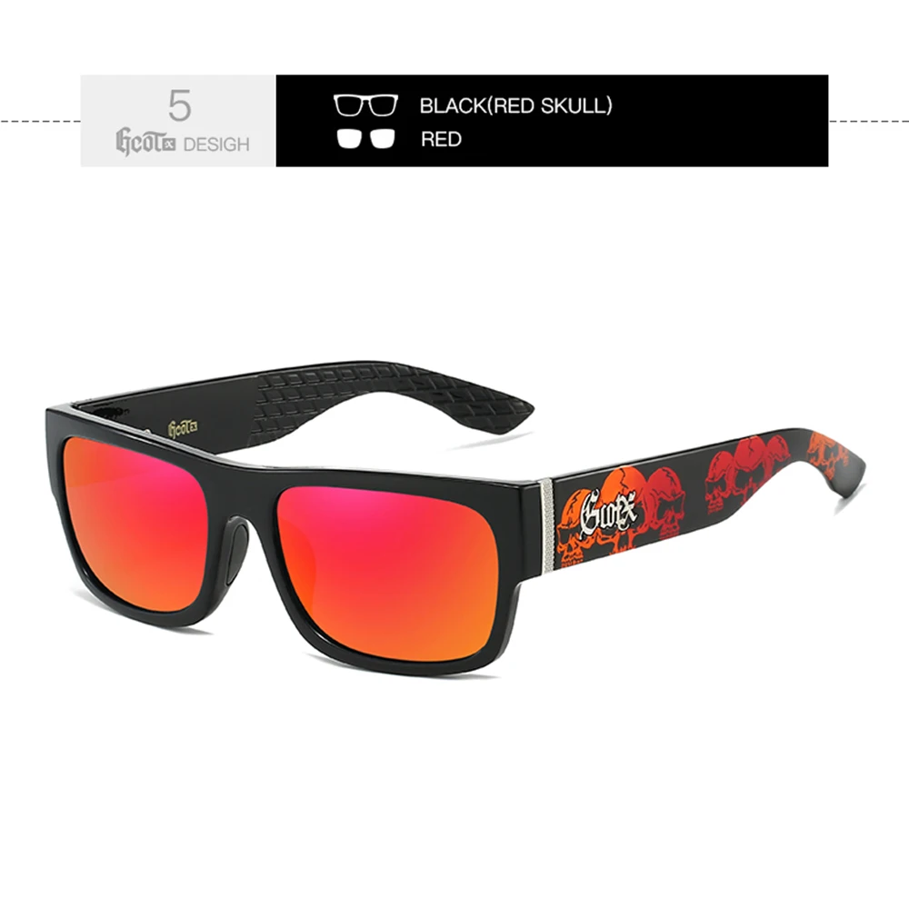 GCOTX Vollrand-polarisierte Sonnenbrille für Damen und Herren, 8 Farben, Modell 823 – Detail 6