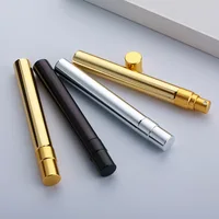 10ml Black Perfume Refillable Bottles Electroplated Spray Bottle Mini Perfume Glass Empty Cosmetics Bottle Sample Test Tube 1