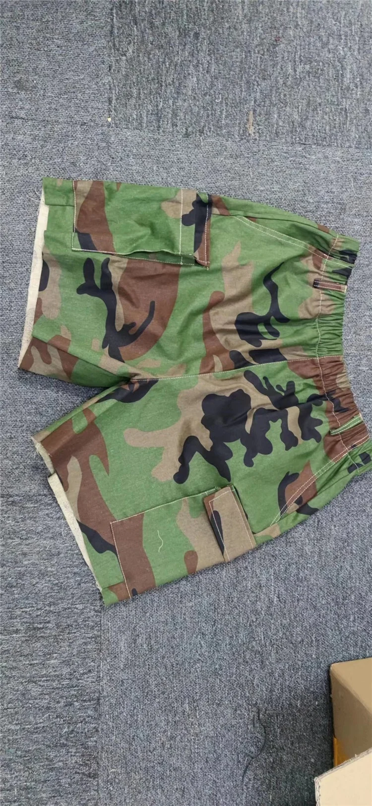 Camouflage Pants Women Summer Fashion Pockets Cargo Pants Casual Hipster Streetwear Vintage Loose Shorts