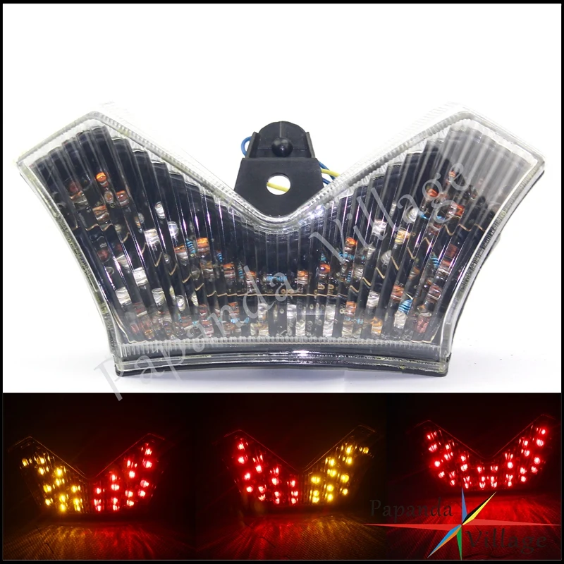 Motorcycle ABS Plastic Tail Light Brake Lamp For Kawasaki