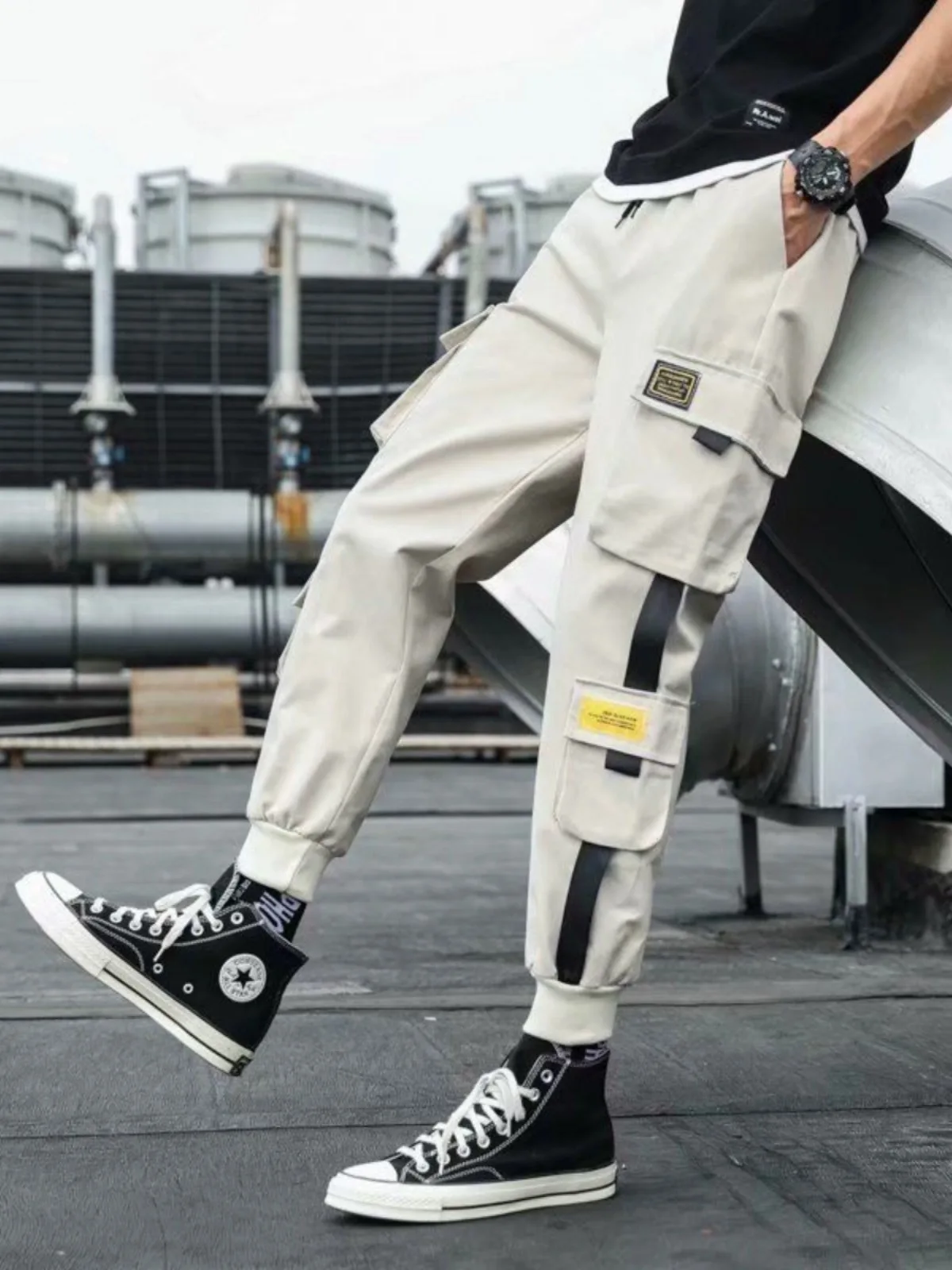 Men Casual Sports Tactical Pants Multi-Pocket Camouflage