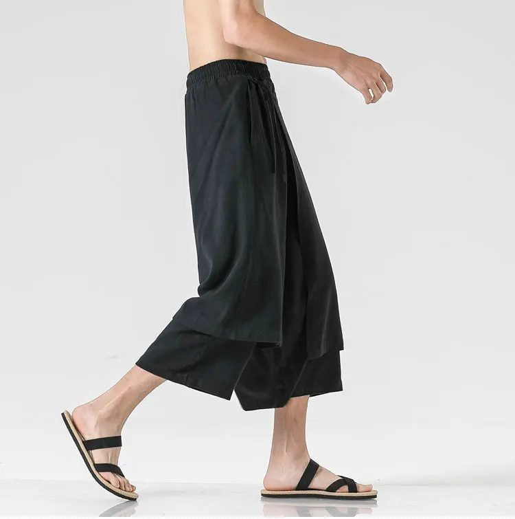 Description Picture 4 of itemStreetwear Men Harem Pants Casual Jogger Trousers Harajuku Style Sweatpants Patchwork Vintage Men Pants Oversized Big Size 5XL