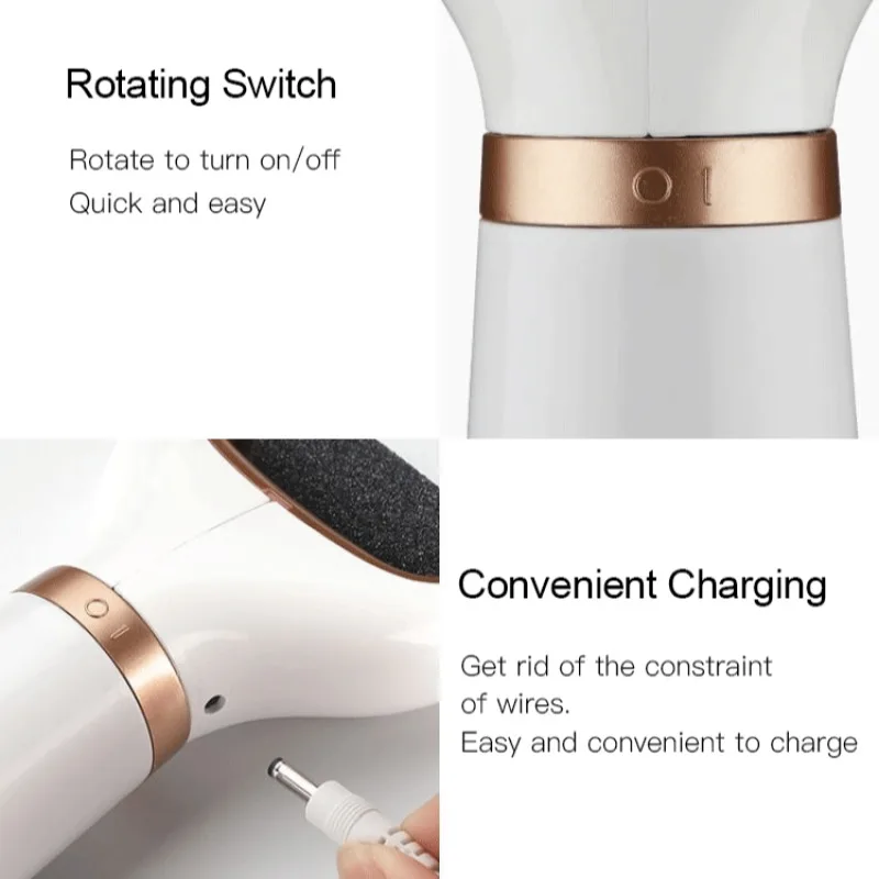 Rechargeable electric pedicure remover 5