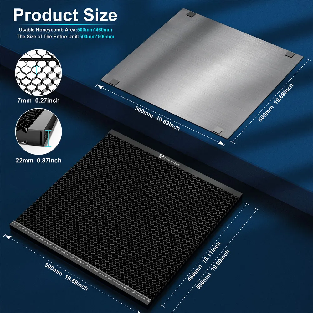 TWOTREES New Upgraded Spliceable Honeycomb Working Table Large Honeycomb Laser Bed Working Table For Co2 Cutting Laser Engraver table saw milling machine tools cnc engraving milling upgrade kit