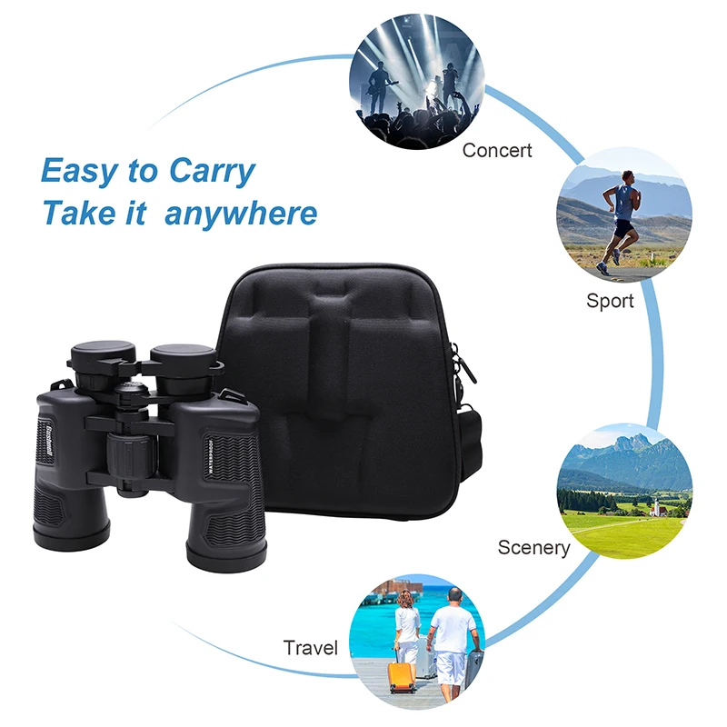 Xanad Eva Hard Case para Binóculos Tqyuit 20x50 Transporte Protetor Bolsa de Armazenamento - Image 5