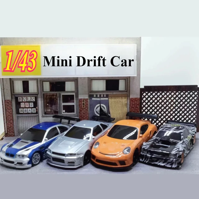2.4G RC Drift Car 1/43 4WD Remote Control Car High Speed Four Wheel Drive Radio Controlled Mini Racing Car Model Boy Toy Gift