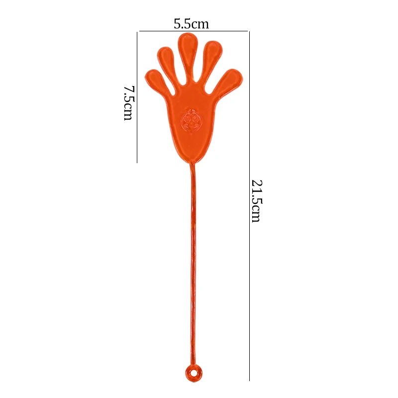 Kids Funny Sticky Hands Toy Palm Elastic Sticky Squishy Slap Palm Toy Kids Novelty Gift Party Favors Supplies 10-50 Pcs sticky hands toys