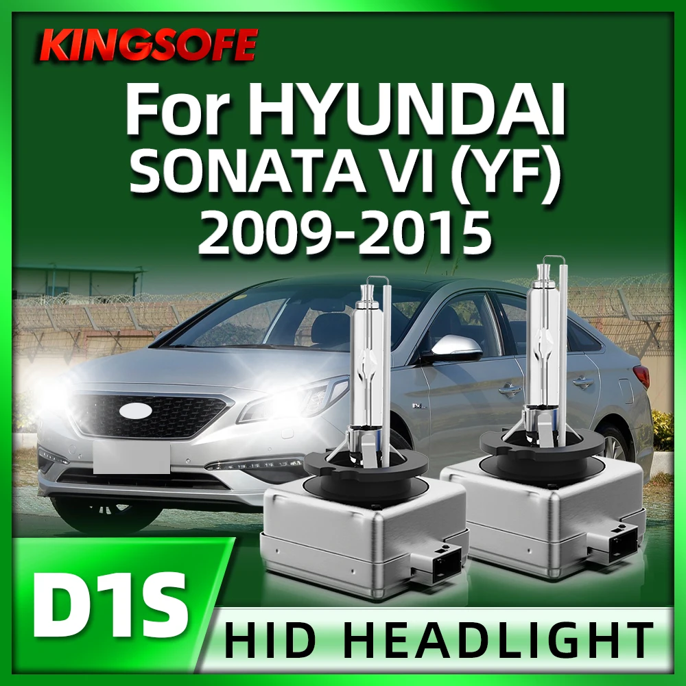 

KINGSOFE 2Pcs 12V 35W HID Headlight Bulbs D1S 6000K Xenon Light For HYUNDAI SONATA VI (YF) 2009 2010 2011 2012 2013 2014 2015