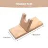 Solid Wood Hot Melt Gun Bracket Accessories Material Glue Gun Solid Wood Fixing Frame Tool Bracket Portable Bracket Sturdy Base 5