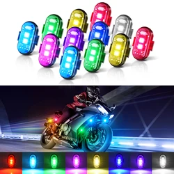 Wireless RGB LED Strobe Lights with Rechargeable Remote Control (12 pods)