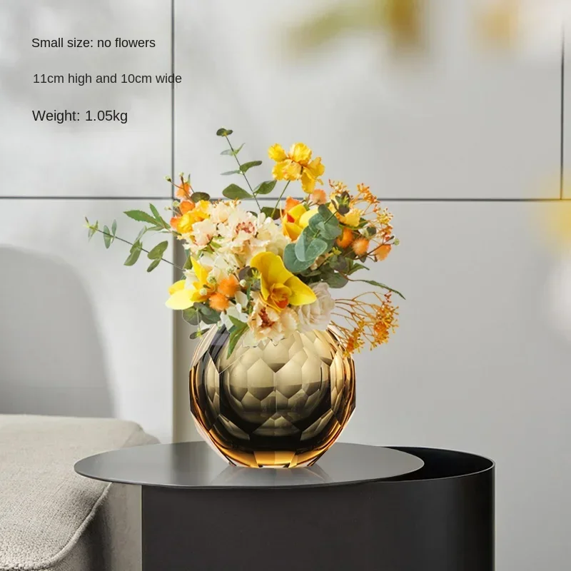 高品質の装飾が施されたガラスの花瓶,素晴らしいオファー