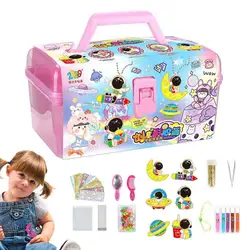 Cute Cartoon Stickers Cream Glue DIY Guka Card Set Goo Card Sticker Gift Box Children Gifts Ins Craft Material Kit Creative Toy