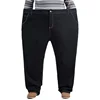 High Waisted Plus Size 200KG Jeans Men Big Size Ropa Talla 56 48 52 Thick Trousers Plus Loose Black Elastic Straight Denim Pants 3