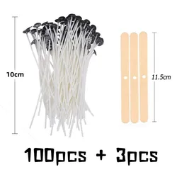 Smokeless Candle Wicks and Accessories Set - 103pcs Cotton Core (10)