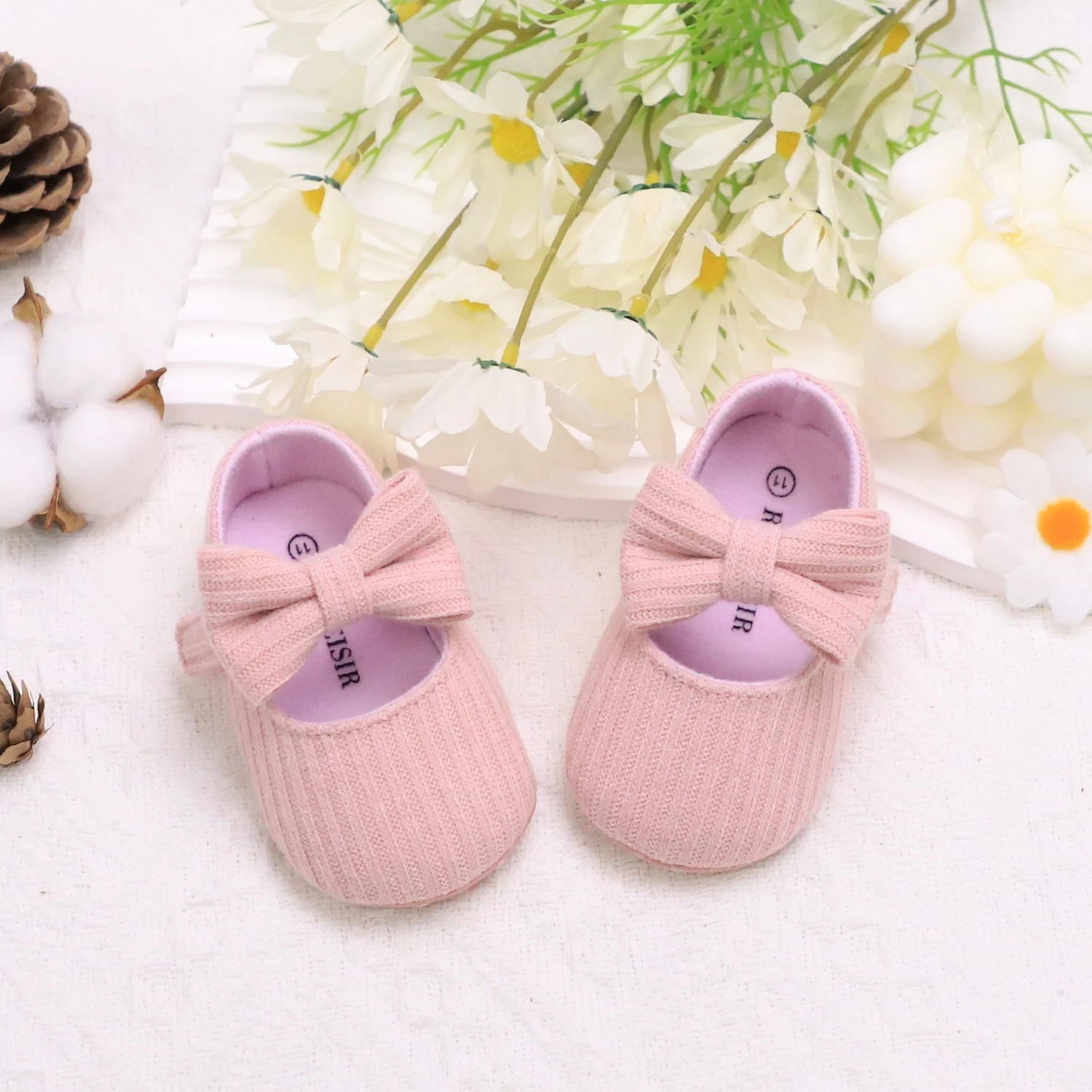 Adorable Bowknot Mary Jane Shoes For Baby Girls - Lightweight, Non-Slip & Soft Flat Sole For Indoor/Outdoor Walking All Year Rou 3
