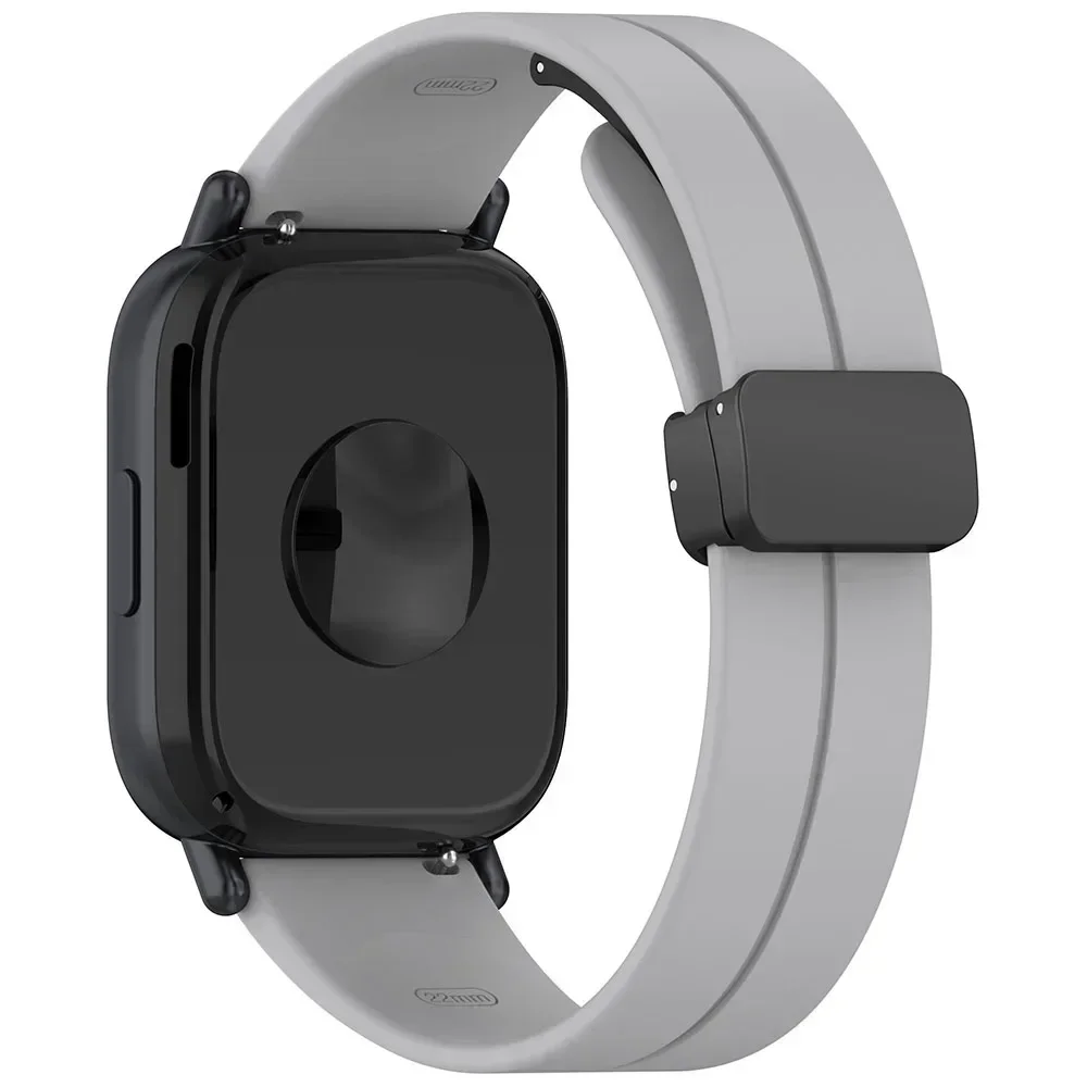 Soft Silicone Magnetic Buckle Watch Band - 20mm/22mm