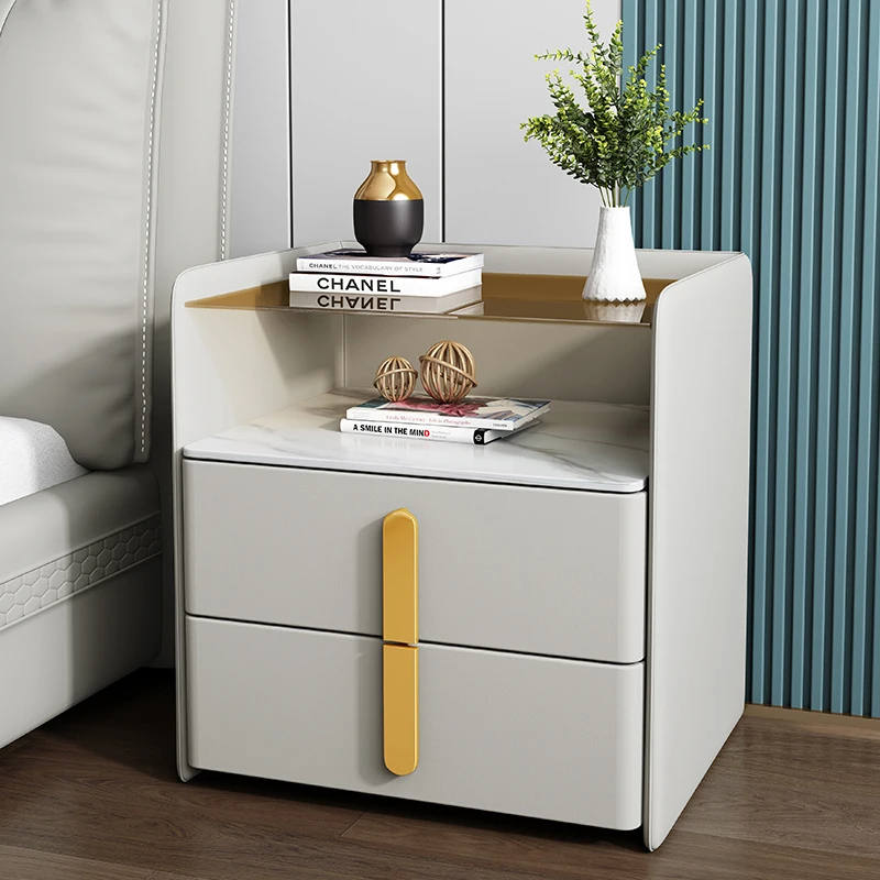 

The product can be customized.Smart bedside table is simple, modern, high-end, and luxurious. 2021 new small internet