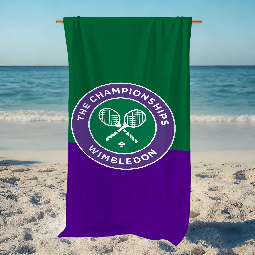 Wimbledon Großes Mikrofaser Strandhandtuch Weich Schnelltrocknend_voghion.com