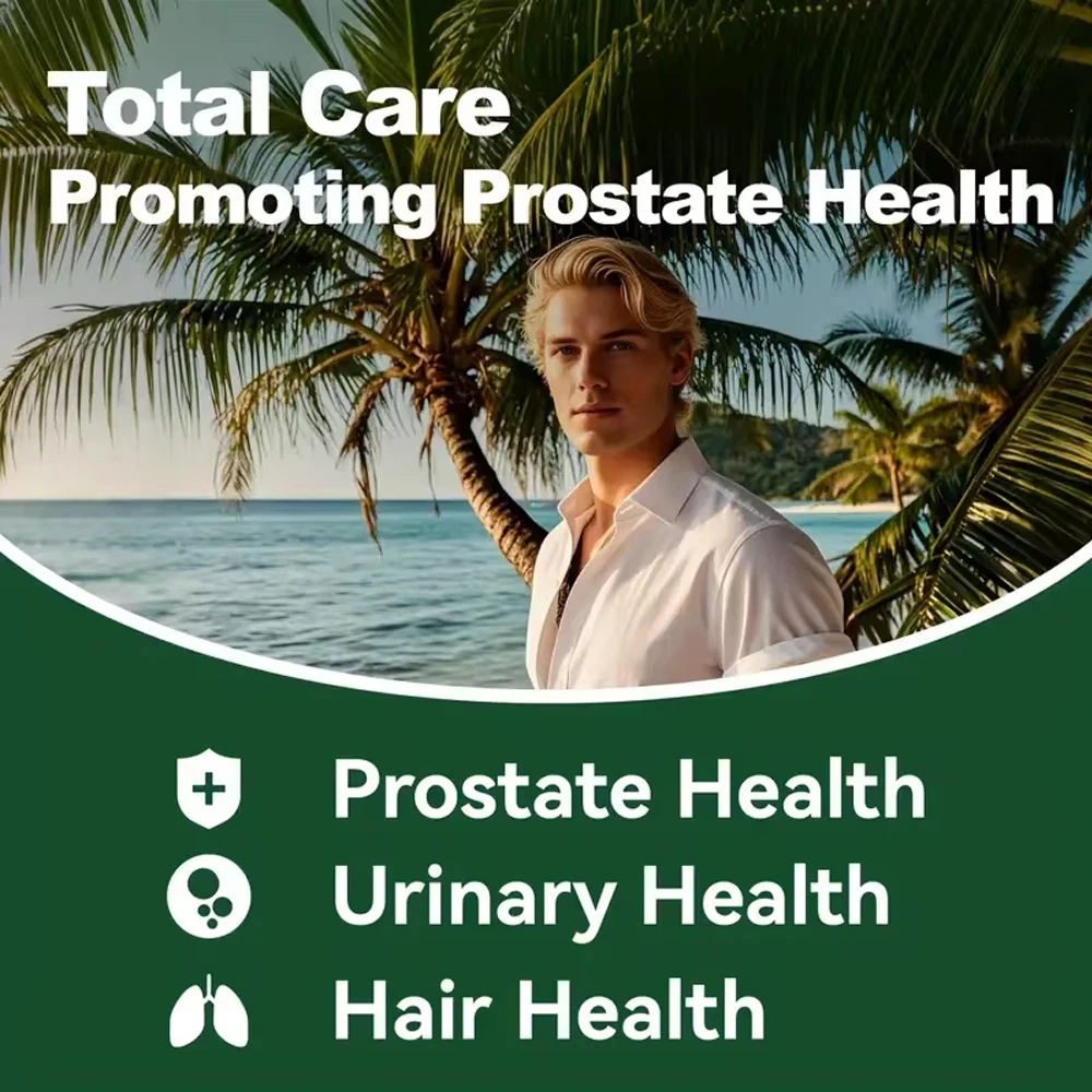 Saw Palmetto Supplement Supports Prostate Health Promotes Hair Growth Increases Size For Men and Women
