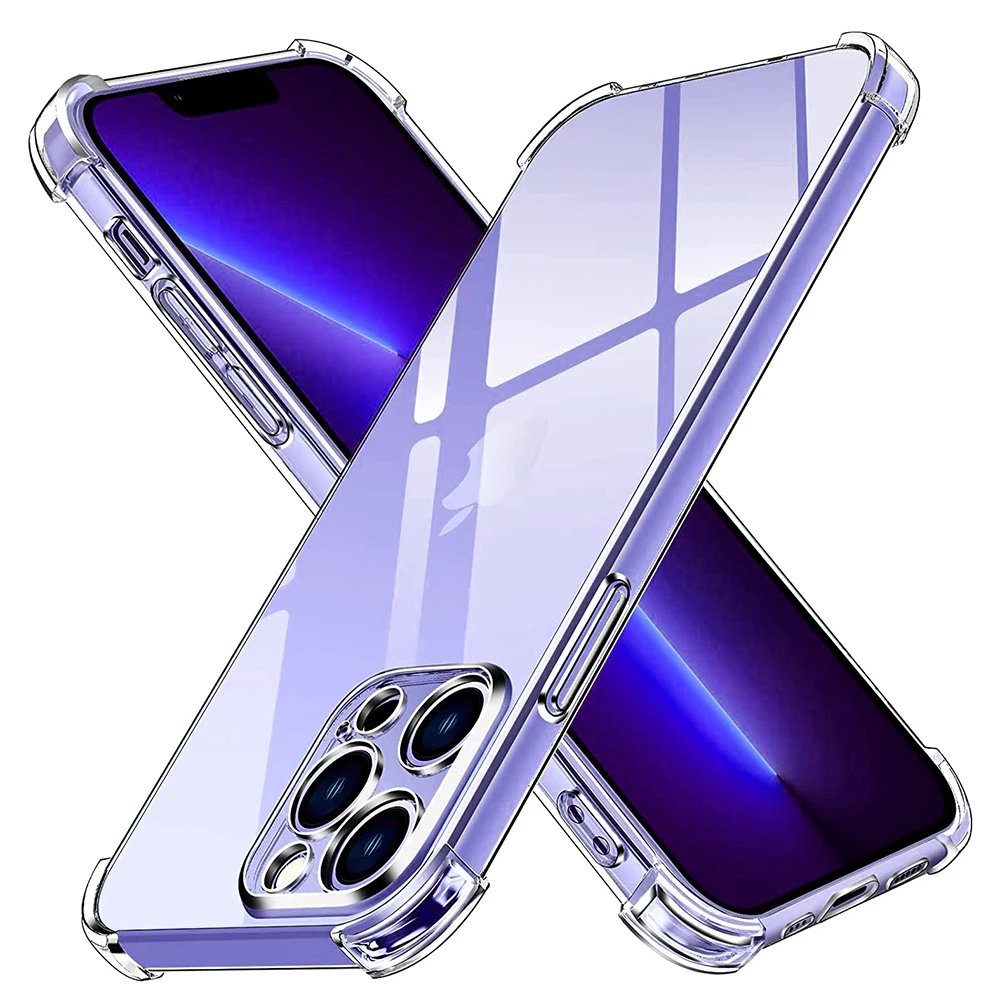 iphone 12 mini cover case Luxury Crystal Clear Silicone Case For iPhone 13 12 Mini 11 Pro XS Max X XR SE 2022 2020 7 8 6 Plus 5 Soft Thin Shockproof Cover best iphone 12 mini case